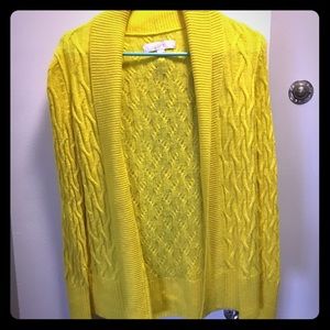 Yellow loft sweater, xs